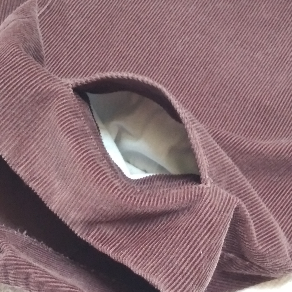 Old Navy Brown Corduroy Mini Skirt Size 4 - Picture 4 of 7